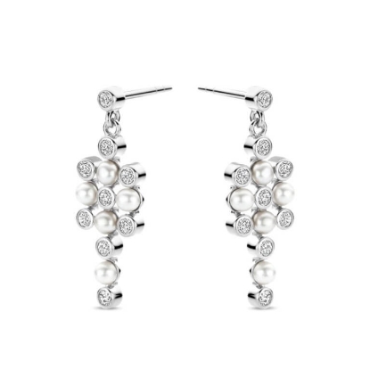 Billede af Spirit Icons Alison Hanger øreringe sølv m. fvp + cz