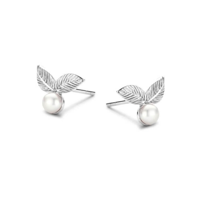 Billede af Spirit Icons Floria øreringe sølv m. fvp