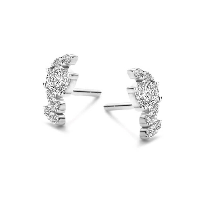 Billede af Spirit Icons Sia øreringe sølv m. cz