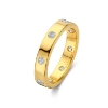 Billede af Spirit Icons Carmen ring forgyldt sølv m. cz (str. 52)