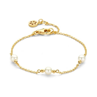 Billede af Spirit Icons Athena Petit armbånd forgyldt sølv m. fvp (14-16 cm)