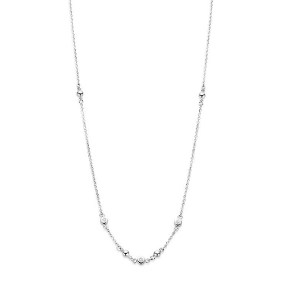 Billede af Spirit Icons Soul halskæde sølv m. cz (42-45 cm)