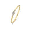 Billede af Spirit Icons Faith ring 14 karat guld m. 0,102 ct. w/vs (str. 56)