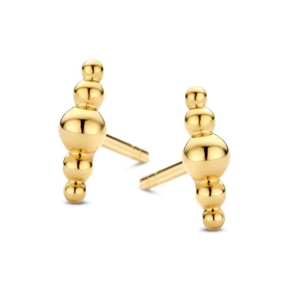 Billede af Spirit Icons Carla ørestikker 14 karat guld