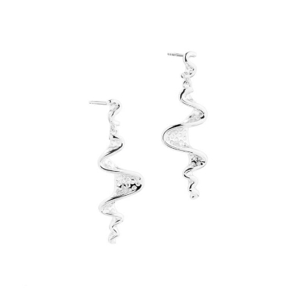 Billede af Aqua Dulce Darling Rhumba Long øreringe sølv m. cz