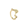 Billede af Aqua Dulce Darling Rhumba ring forgyldt sølv m. cz (str. 52)