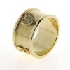 Billede af Ring 3 bogstaver og paveret hjerte, 9 brill. a 0,015 w/vs. 14 kt.
