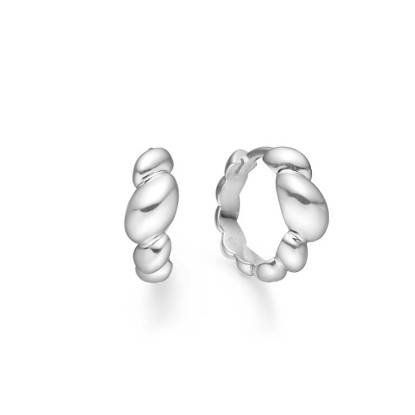 Billede af Mads Z "Rugby" øreringe sølv