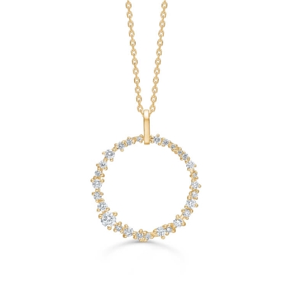 Billede af Mads Z "Lucia" vedhæng 14 kt. guld m. 0,50 ct. w/si (ekskl. kæde)