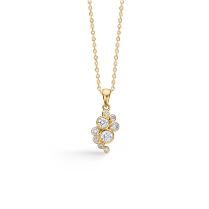 Billede af Mads Z "Freya" vedhæng 14 kt. guld m. 0,40 ct. brillanter (ekskl. kæde)