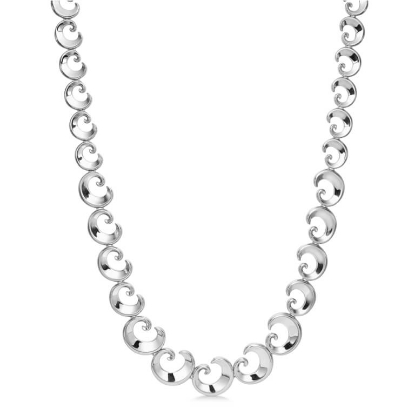 Billede af Mads Z "Ocean" halskæde sølv (50 cm)