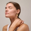 Billede af ENAMEL Copenhagen Marissa øreringe forgyldt sølv