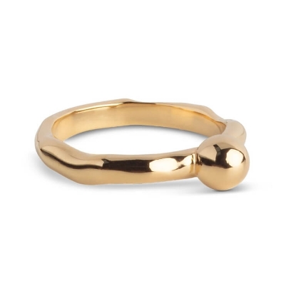 Billede af ENAMEL Copenhagen Ariel ring forgyldt sølv (str. 52-59)