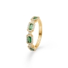 Billede af Mads Z "Indigo" ring 14 kt. guld m. tsavorit + 0,27 ct. w/si (str. 54)