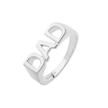 Billede af Maria Black 'DAD +' ring sølv (str. 62-64)