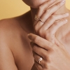 Billede af Mads Z "Freya" ring 14 karat guld m. 0,45 ct. W.SI brillanter (str. 58)