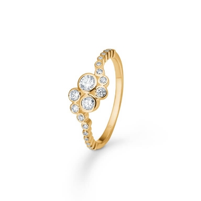 Billede af Mads Z "Freya" ring 14 karat guld m. 0,45 ct. W.SI brillanter (str. 50-60)