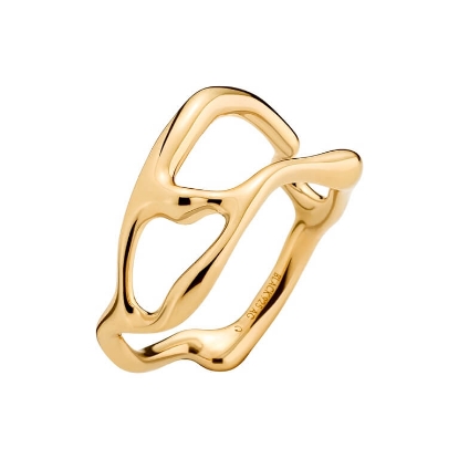 Billede af Maria Black 'Iris' ring forgyldt sølv (str. 46-64)