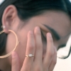 Billede af Maria Black 'Moonshine' ring forgyldt sølv (str. 52)