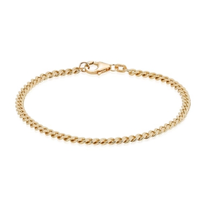 Billede af Armlænke panser facet 8 kt. 333