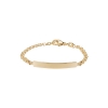 Billede af Armbånd m. plade børne bismark 8kt bredde 4,00mm 16cm