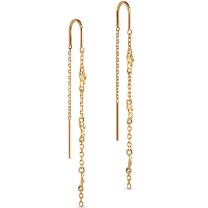 Billede af ENAMEL Copenhagen Kia øreringe forgyldt sølv