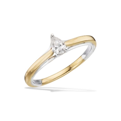 Billede af Ring 0,20 H-W/SI rd/hv14 kt