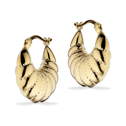 Billede af Creoler chunky sølv fg.