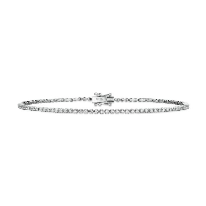 Billede af *Dazzling Tennis-armbånd 0,55 H-W/SI 14 kt.