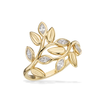 Billede af Ring cubic zir. 8 kt.