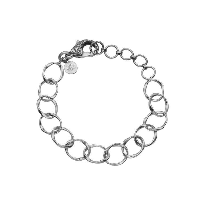 Billede af By Birdie Lotus armbånd sølv (19,5 - 23,5 cm)