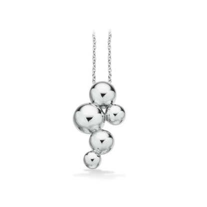 Billede af *Vedhæng kugler sølv pt. m/kæde
