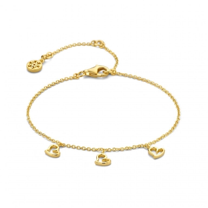 Billede af Spirit Icons Youth armbånd forgyldt sølv 15+4 cm.