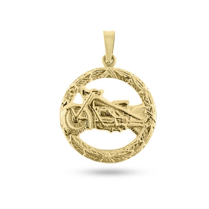 Billede af Vedhæng motorcykel Nimbus, 925 s forgyldt