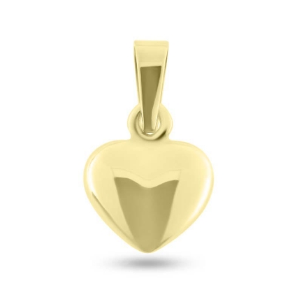 Billede af Vedhæng hjerte, massivt, patz øsken