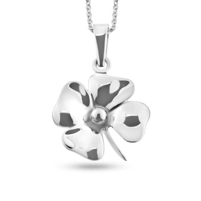 Billede af Vedhæng firkløver 925s (lille kugle i midten)