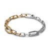 Billede af Pandora ME Totonet Ledarmbånd sølv + forgyldt metalblanding (23 cm)