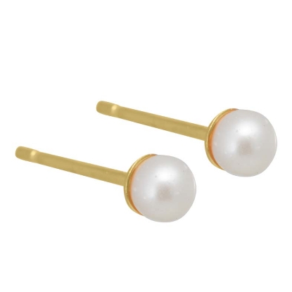 Billede af Aqua Dulce Lola øreringe forgyldt sølv m. fvp