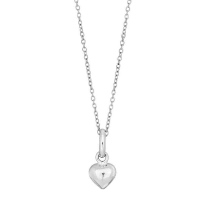 Billede af NOA Kids børnehalskæde sølv m. hjertevedhæng (38+5 cm)