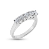 Billede af Ring række, 5 brill. a 0,10 w/vs. 14 kt. hvg.