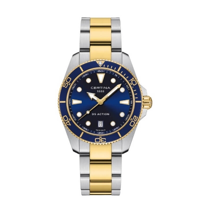 Billede af Certina DS Action herreur stål gulddoublé quartz 30bar 40mm