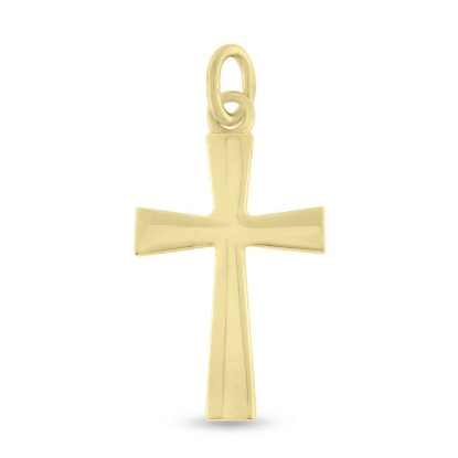 Billede af Vedhæng kors i guld