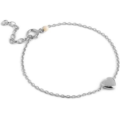 Billede af ENAMEL Copenhagen Amore armbånd sølv (15+3cm)