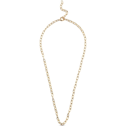 Billede af ENAMEL Copenhagen Medium Charm halskæde forgyldt sølv (50 cm)