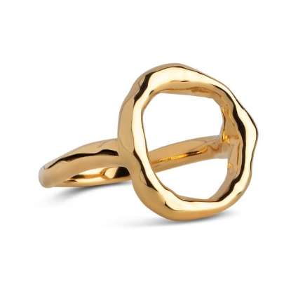 Billede af ENAMEL Copenhagen Miriam ring forgyldt sølv (str. 52-59)