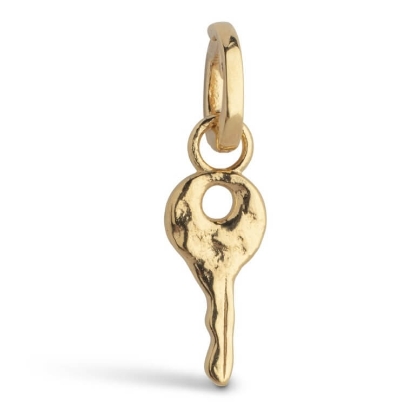 Billede af ENAMEL Copenhagen Charm - Magic Key forgyldt sølv