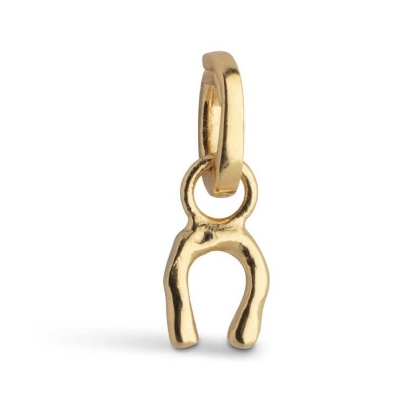 Billede af ENAMEL Copenhagen Charm - Lucky Horseshoe forgyldt sølv