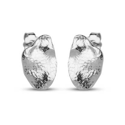 Billede af ENAMEL Copenhagen Maia Small øreringe sølv