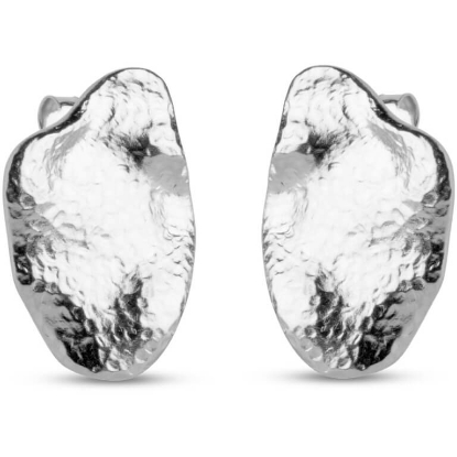 Billede af ENAMEL Copenhagen Maia Large øreringe sølv