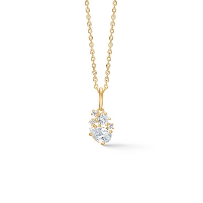 Billede af Mads Z "Stacy" vedhæng 8 kt. guld m. cz (ekskl. kæde)
